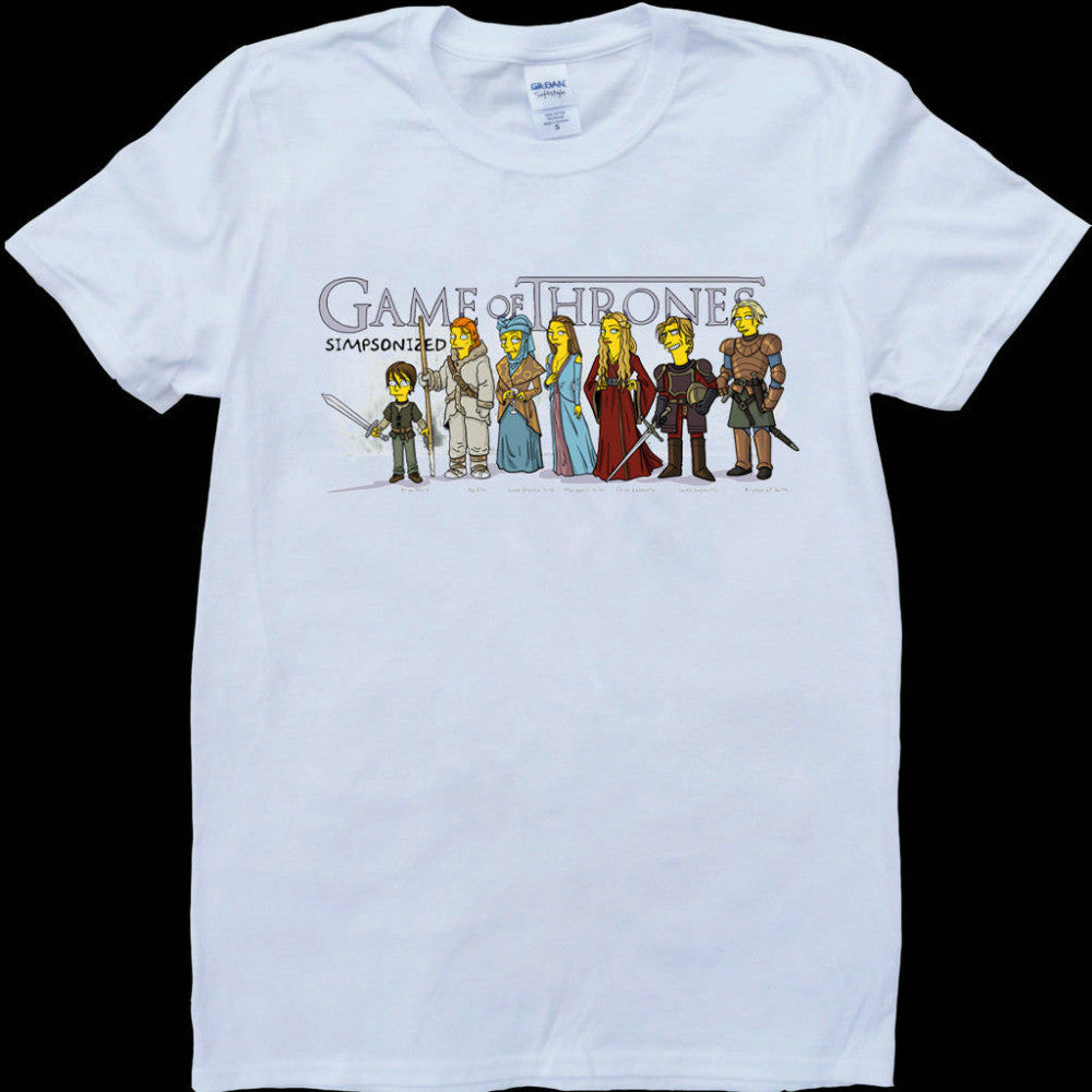 Game Of Thrones Cast As Simpsons Characters Tshirt - TshirtNow.net