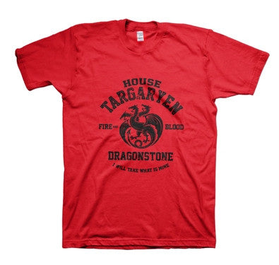 A Song of Ice and Fire Game of Thrones House Targaryen TShirt - TshirtNow.net - 3