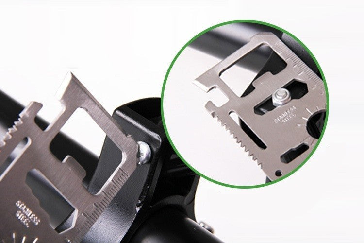 11 in 1 Multifunction Outdoor Hunting Survival Camping Pocket Military Credit Card Knife Multitool