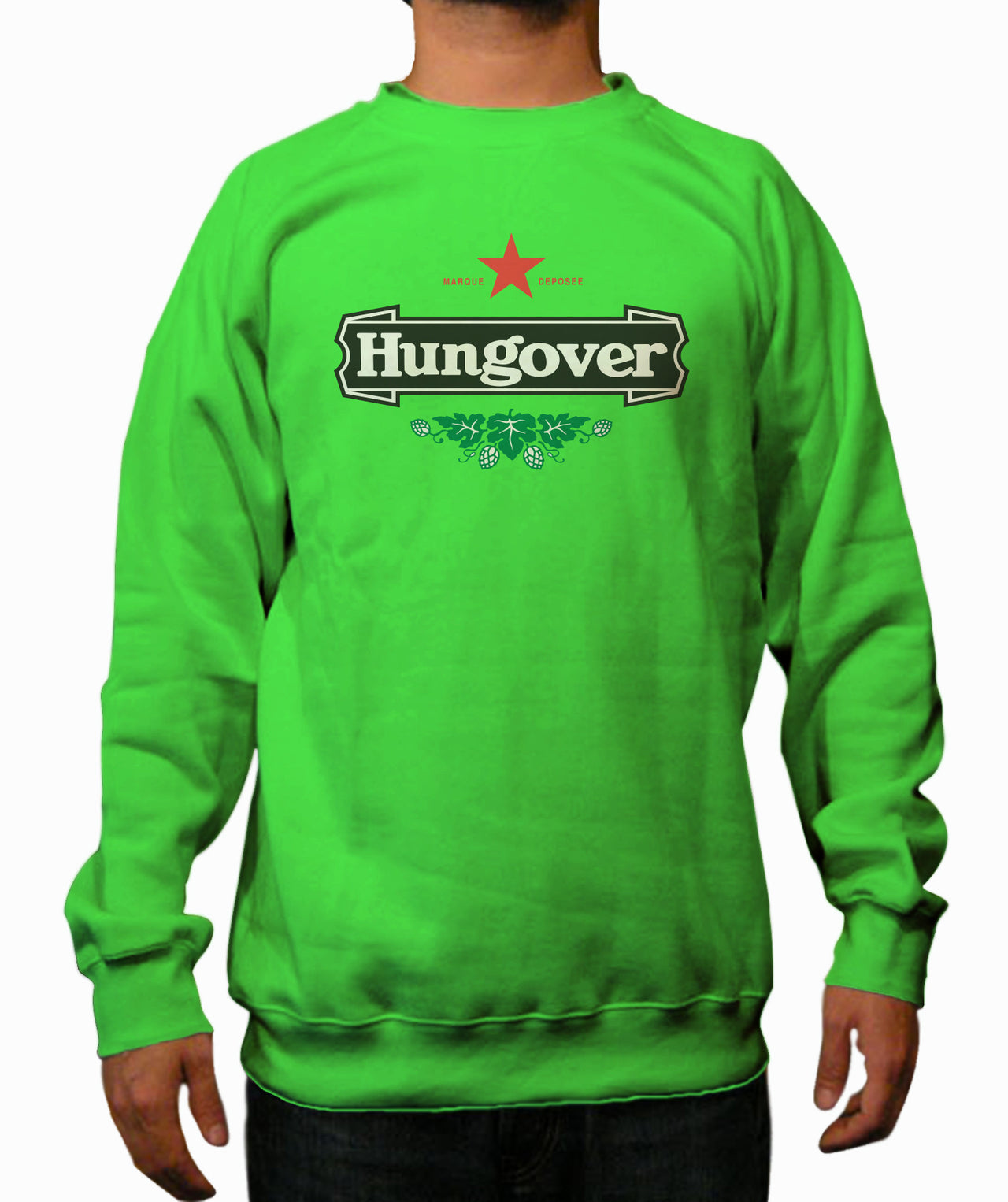 Hangover Green Crewneck Sweatshirt - TshirtNow.net - 1