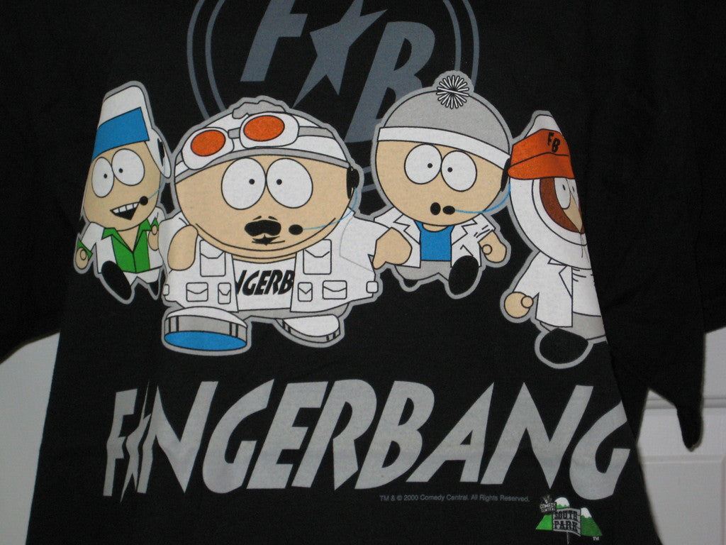 South Park Fingerbang Adult Black Size Large Tshirt - TshirtNow.net - 3
