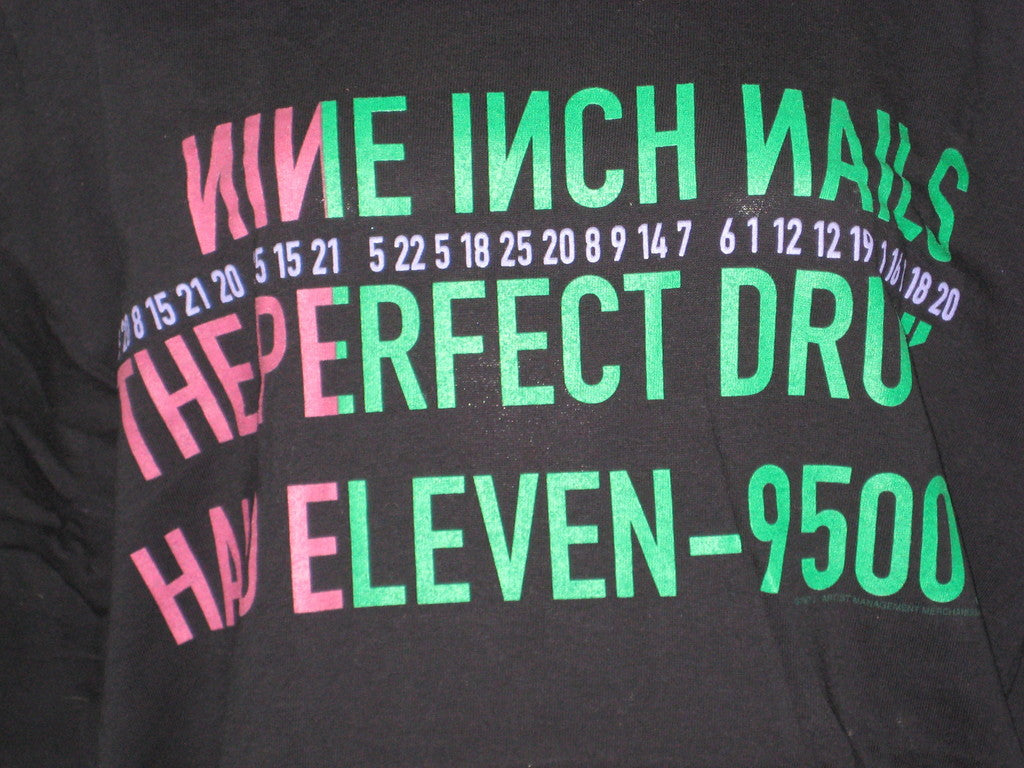 Nine Inch Nails The Perfect Drug Tour Adult Black Size XL Extra Large Tshirt - TshirtNow.net - 2
