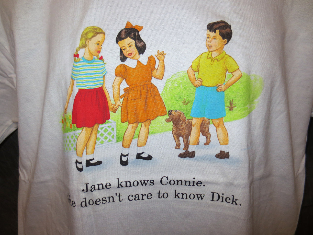 Childhood Jane Knows Connie She Doesn't Care to Know Dick Tshirt - TshirtNow.net - 4