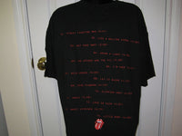 Thumbnail for Rolling Stones Stripped Adult Black Size XL Extra Large Tshirt - TshirtNow.net - 3