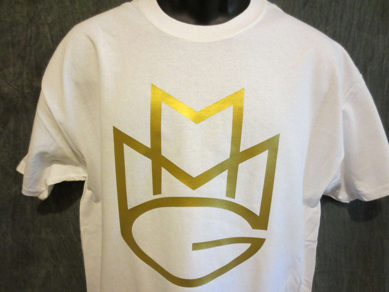 Maybach Music Group Tshirt: White Tshirt with Gold Print - TshirtNow.net - 11