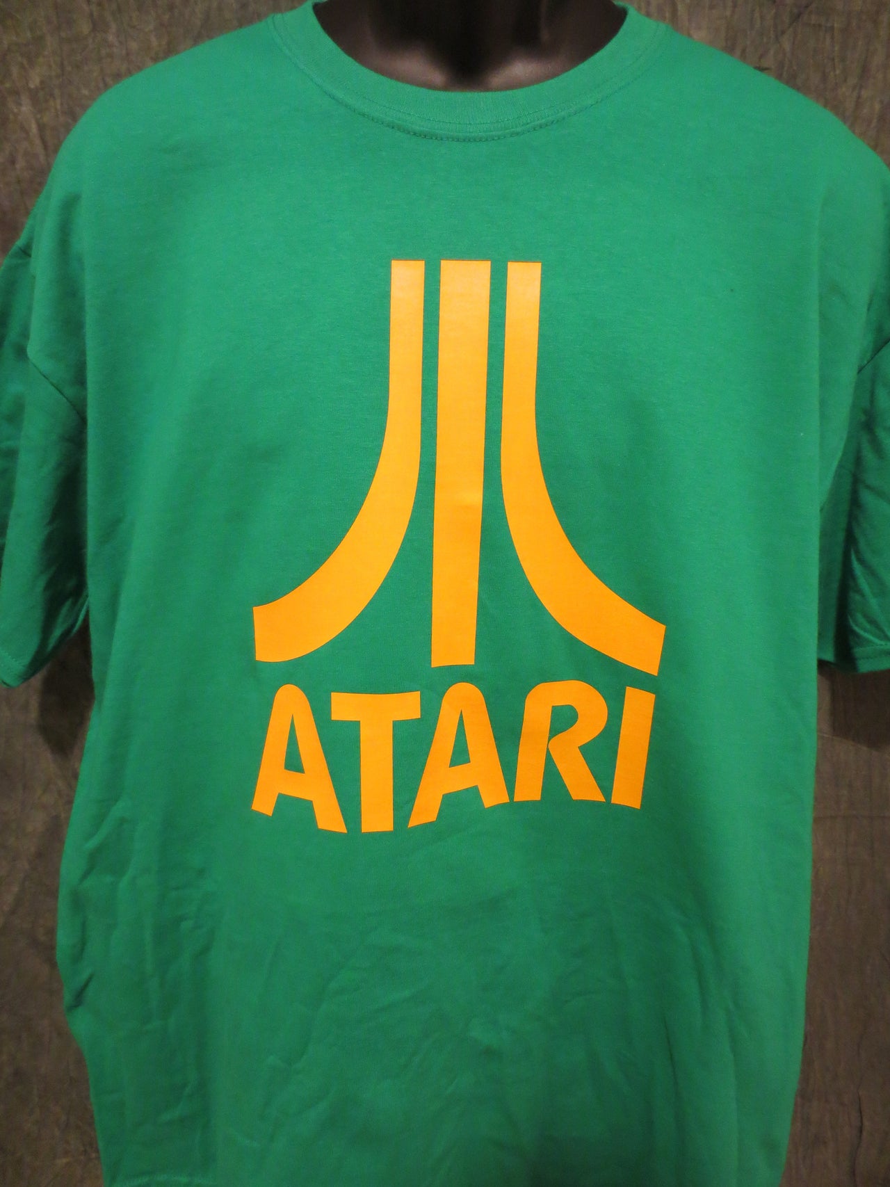 Atari Logo Tshirt: Green With Yellow Print - TshirtNow.net - 4