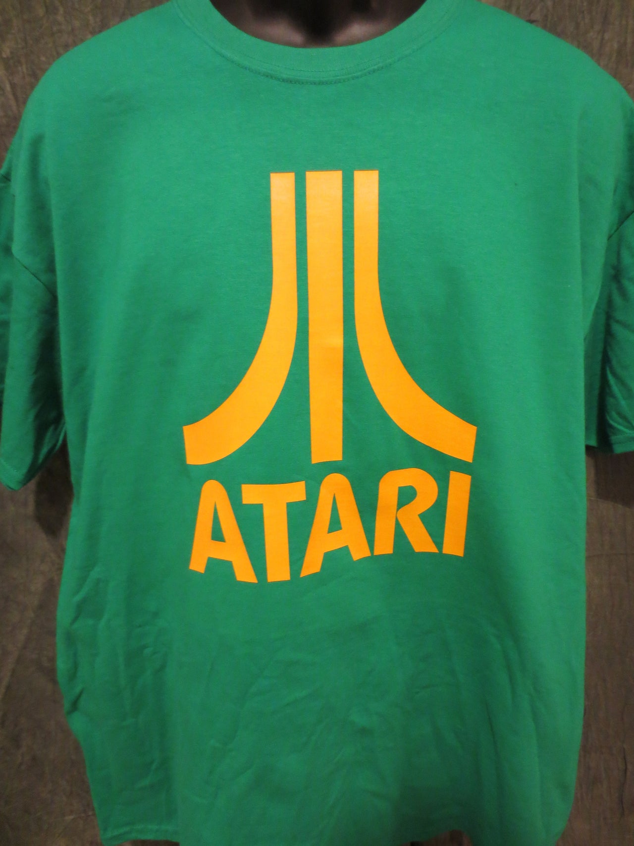 Atari Logo Tshirt: Green With Yellow Print - TshirtNow.net - 5