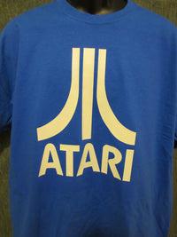 Thumbnail for Atari Logo Tshirt: Blue With White Print - TshirtNow.net - 1