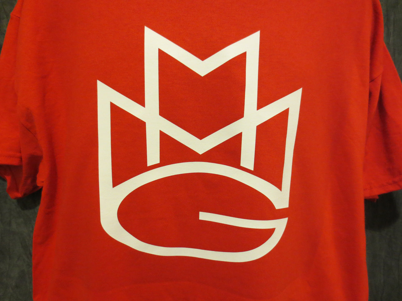 Maybach Music Group Tshirt:Red with White Print - TshirtNow.net - 2
