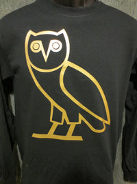 Thumbnail for Ovo Drake October's Very Own Ovoxo Owl Gang Longsleeve Black Tshirt - TshirtNow.net - 4