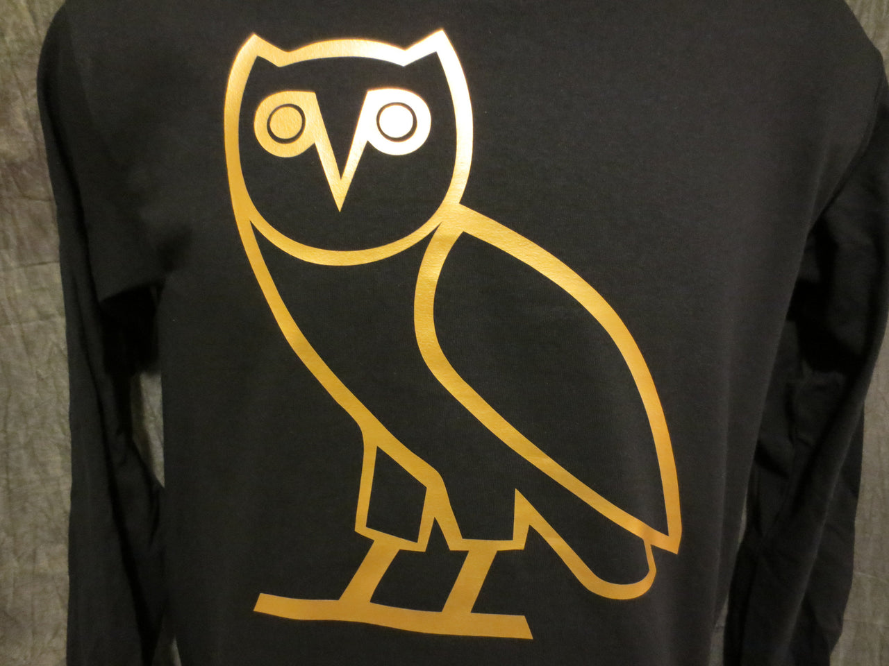 Ovo Drake October's Very Own Ovoxo Owl Gang Longsleeve Black Tshirt - TshirtNow.net - 3