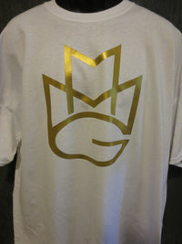 Thumbnail for Maybach Music Group Tshirt: White Tshirt with Gold Print - TshirtNow.net - 14