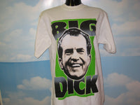 Thumbnail for Big Dick Richard Nixon Adult White Size M Medium Tshirt - TshirtNow.net - 2