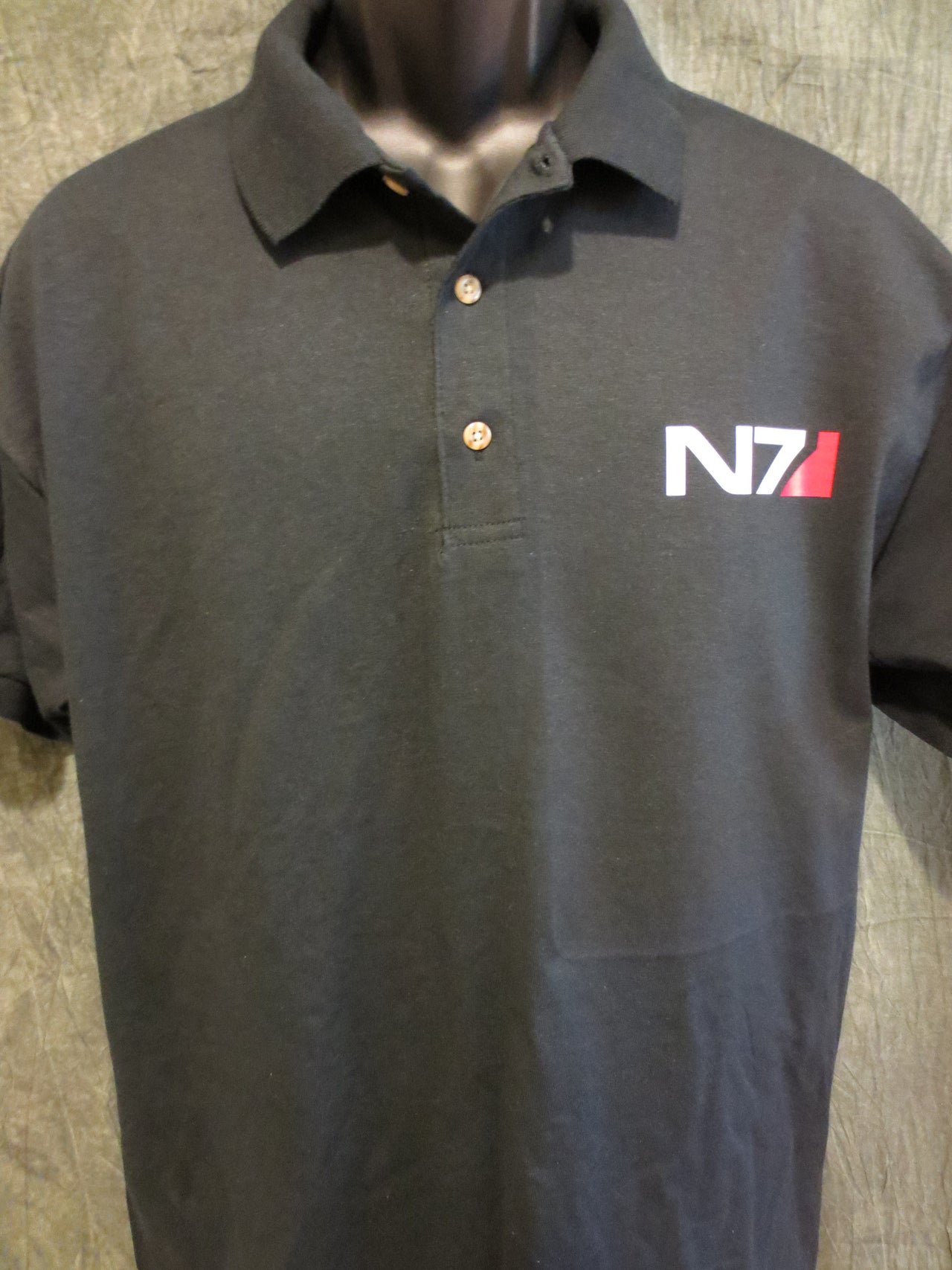 Mass Effect N7 Logo Knit Polo - TshirtNow.net - 4