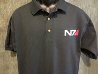 Thumbnail for Mass Effect N7 Logo Knit Polo - TshirtNow.net - 5