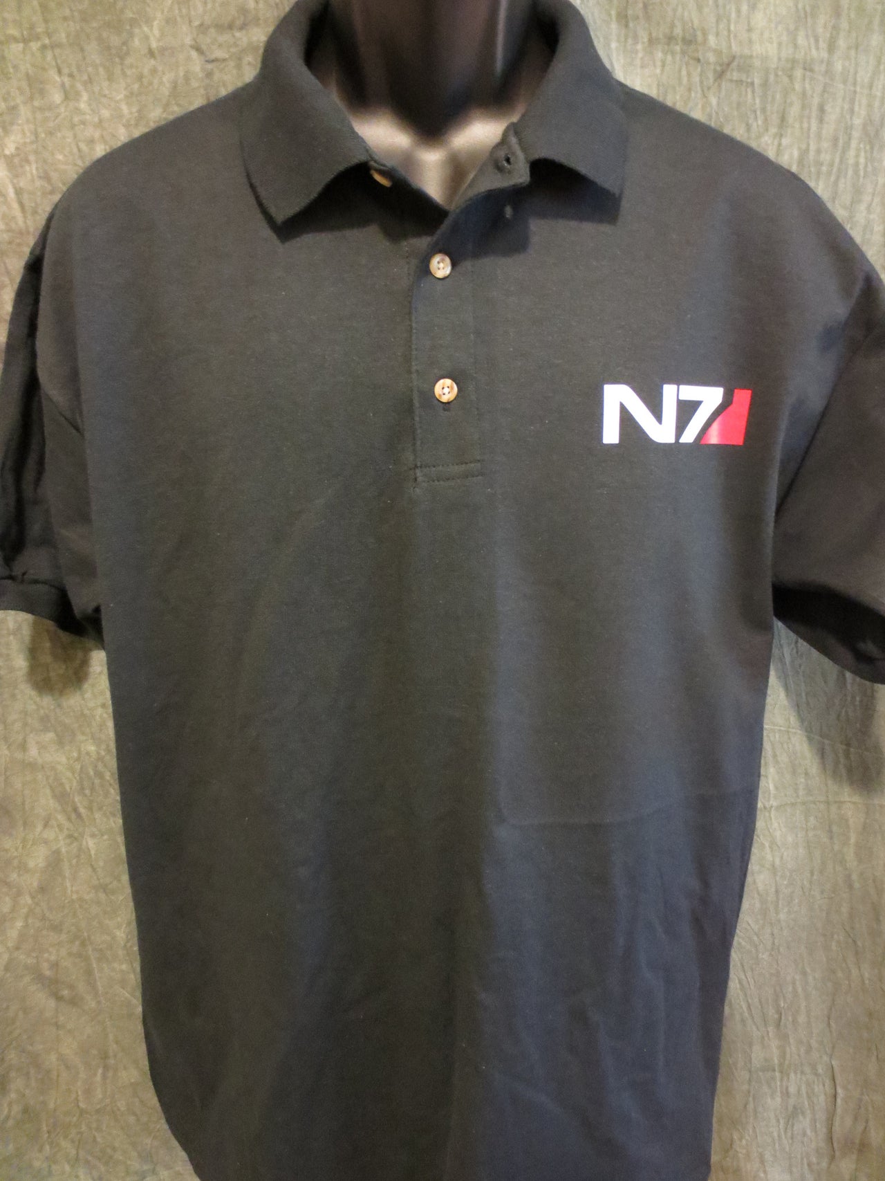 Mass Effect N7 Logo Knit Polo - TshirtNow.net - 1