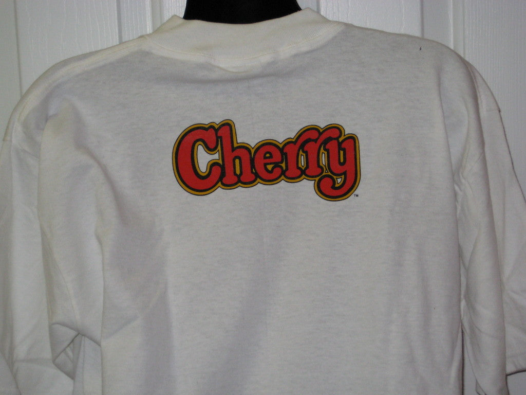 Cherry in Heart Adult White Size XL Tshirt - TshirtNow.net - 3