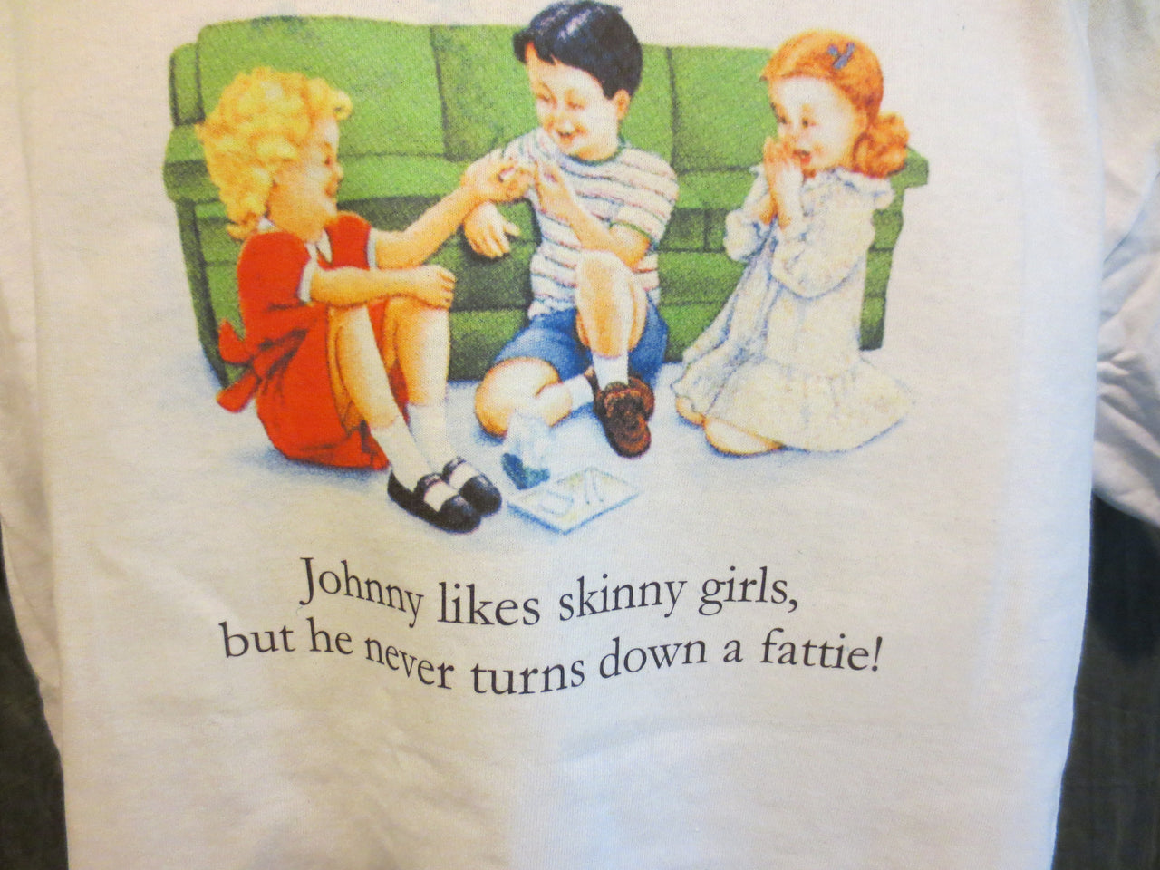 Childhood Johnny Likes Skinny Girls Tshirt - TshirtNow.net - 7