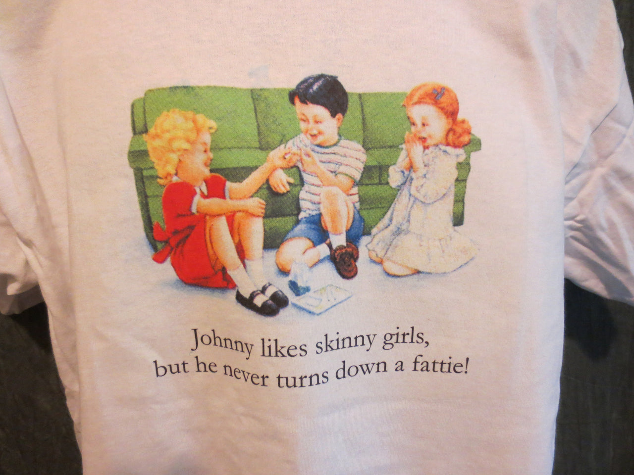 Childhood Johnny Likes Skinny Girls Tshirt - TshirtNow.net - 8