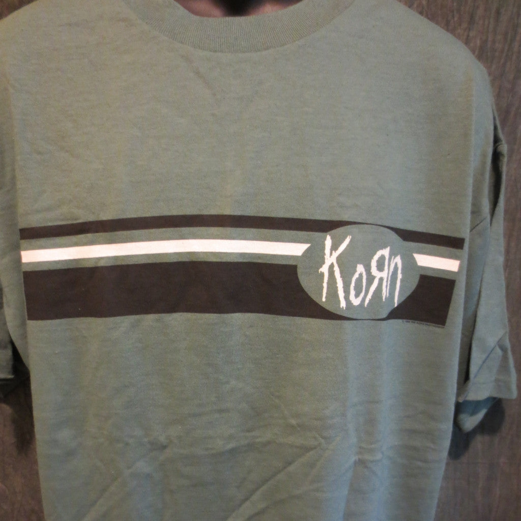 Korn Spruce Stripe Tshirt Size XL - TshirtNow.net - 2