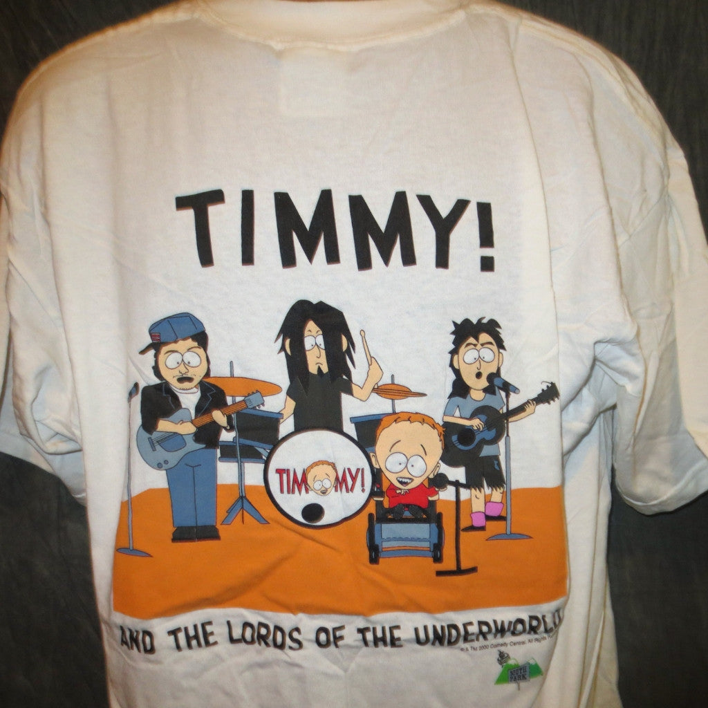 South Park Timmy Lords of Underworld Adult White Size L Large Tshirt - TshirtNow.net - 5
