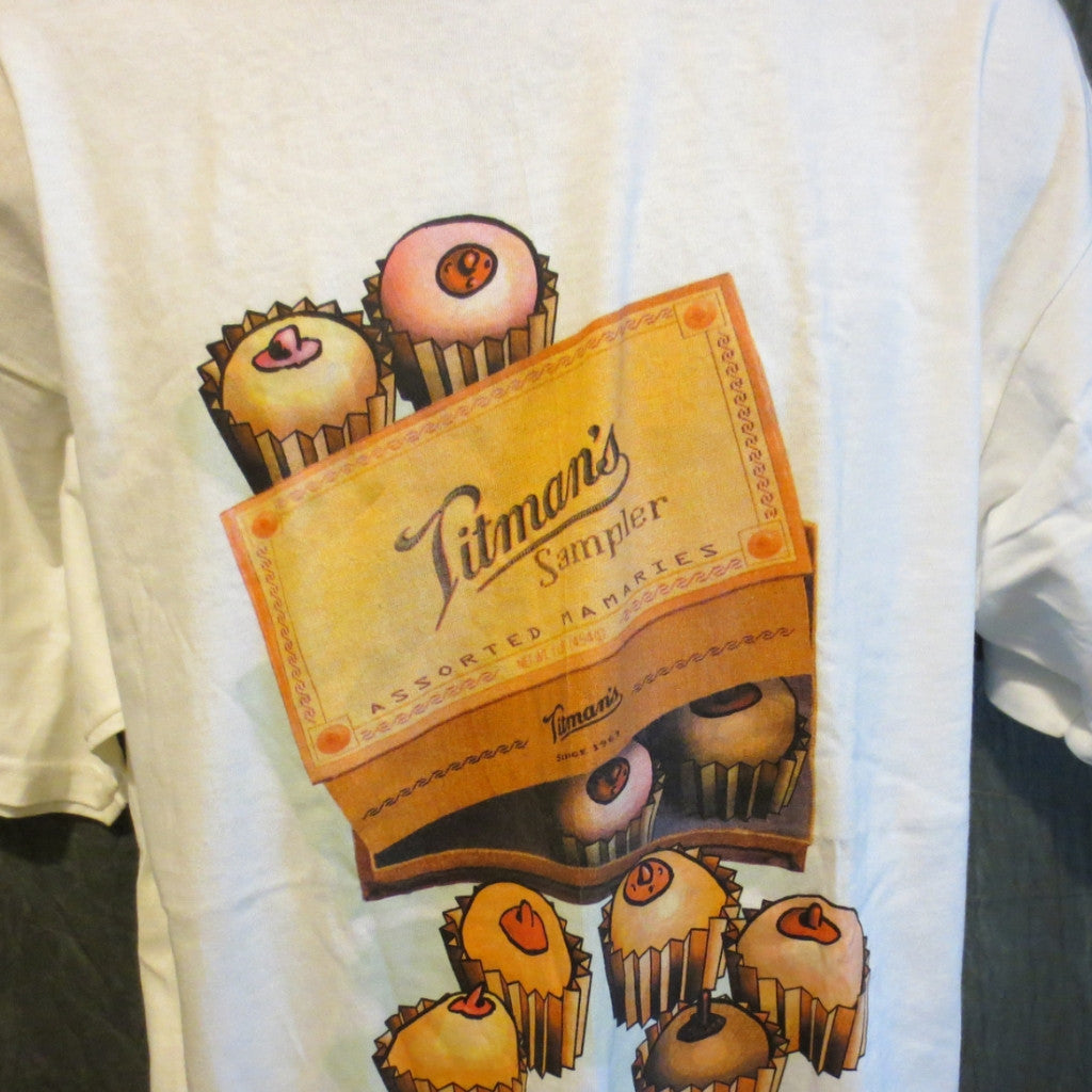 Titman's Sampler Adult White Size XL Extra Large Tshirt - TshirtNow.net - 4