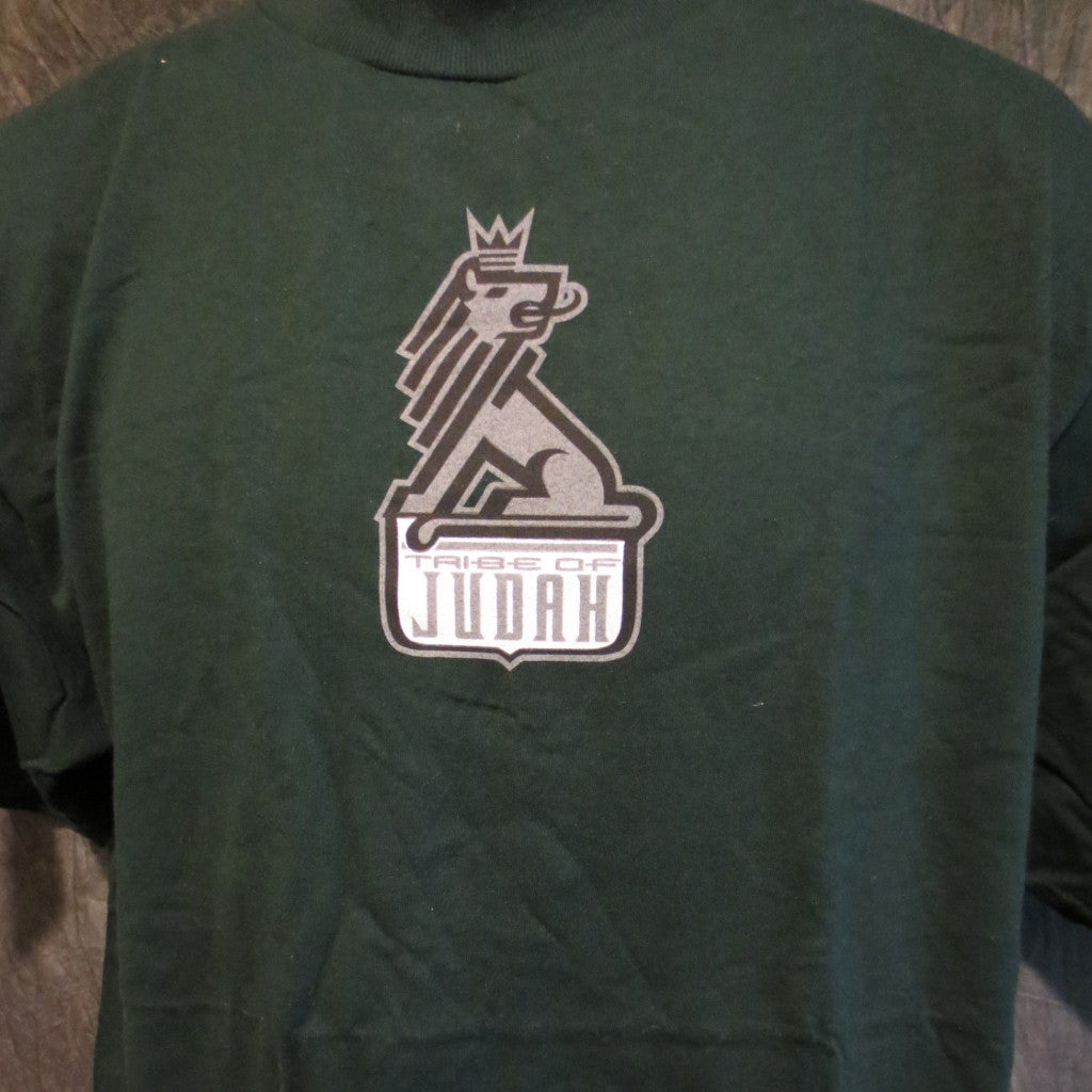 Reggae Tribe of Judah Lion Green Tshirt Size L - TshirtNow.net - 6