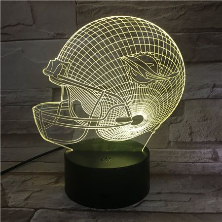 NFL MIAMI DOLPHINS 3D LED LIGHT LAMP