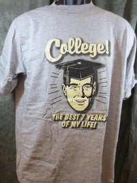 Thumbnail for College 'Best Seven Years Of My Life' Tshirt - TshirtNow.net - 5