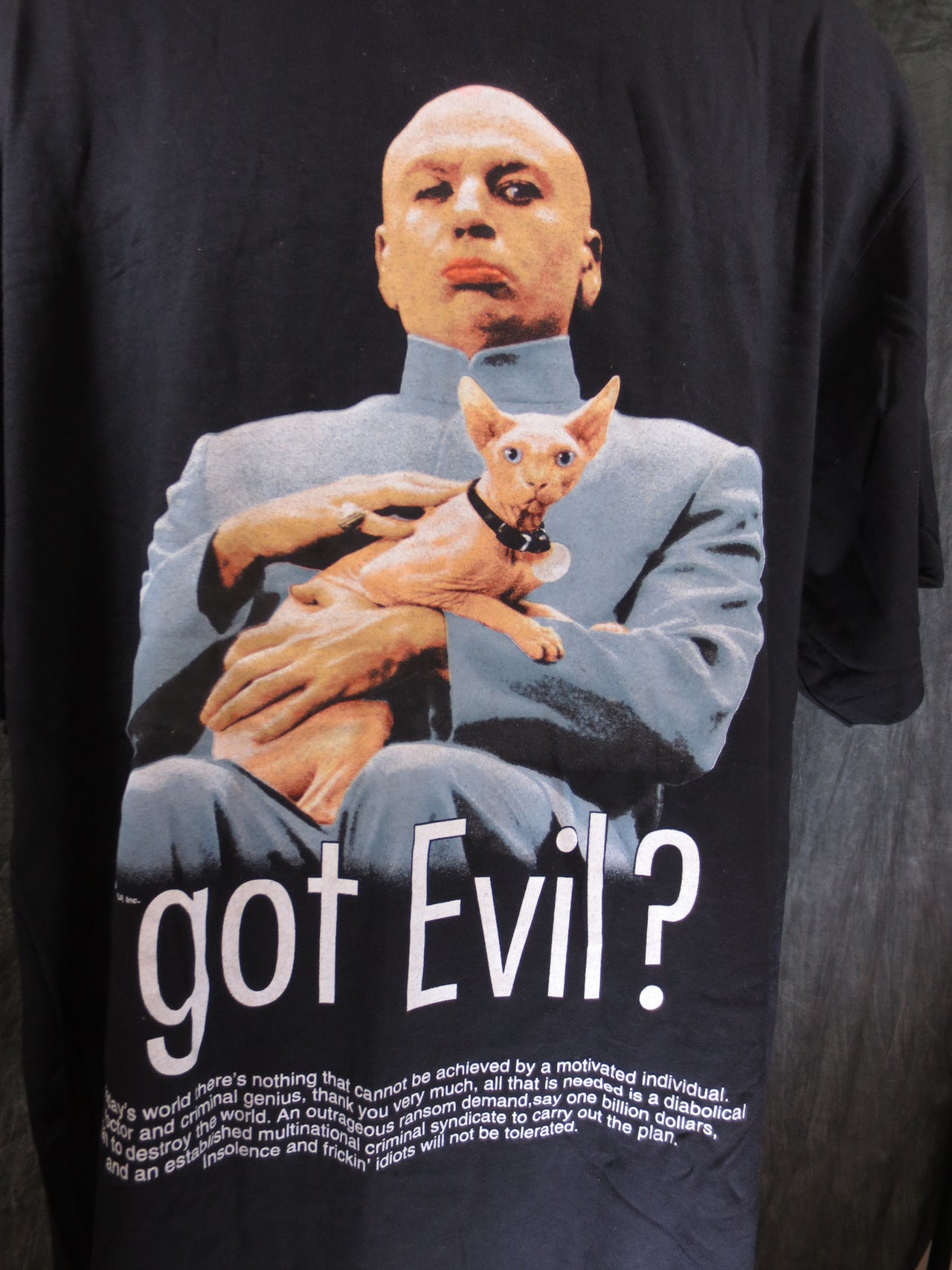 Dr. Evil Got Evil Tshirt - TshirtNow.net - 1