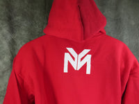 Thumbnail for Red YMCMB Hoodie With White Print - TshirtNow.net - 4