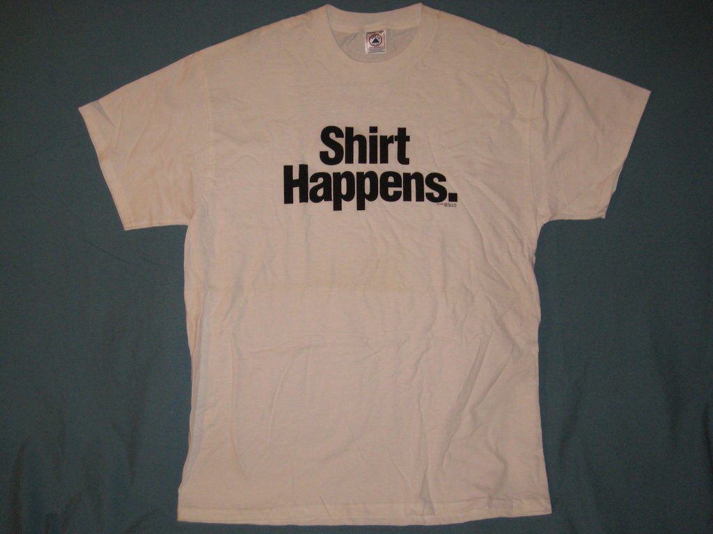 Shirt Happens Tshirt Size L - TshirtNow.net - 1