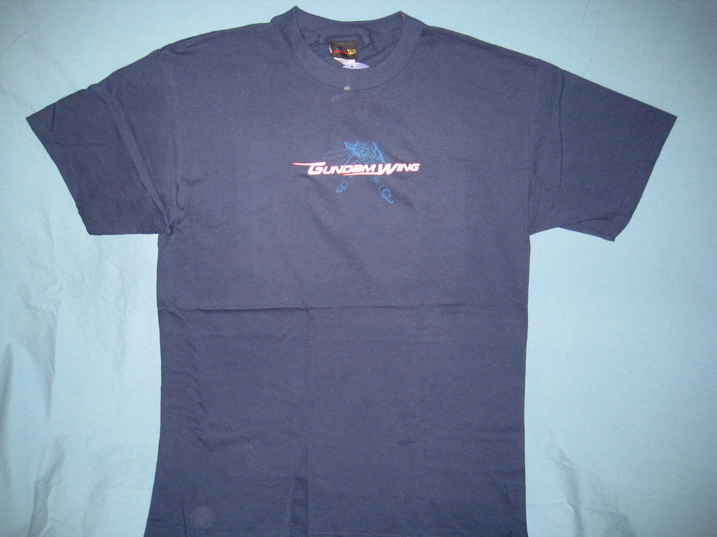 Gundam Wing Logo Blue Colored Tshirt Size L - TshirtNow.net - 2
