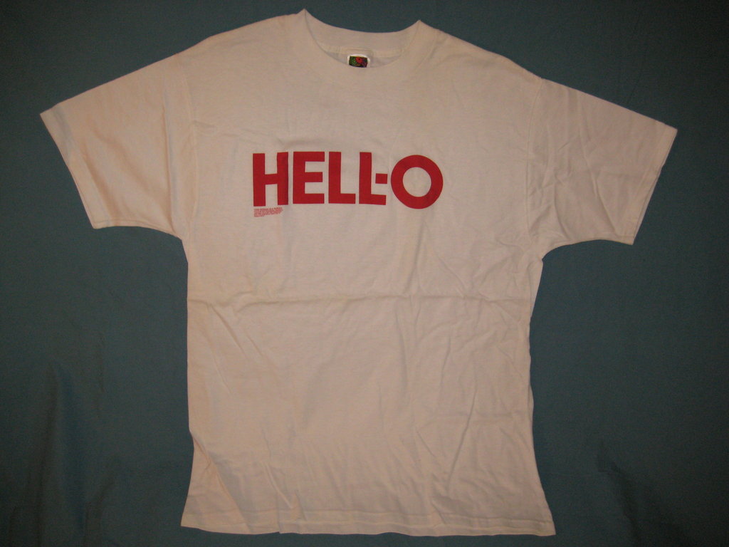 Hell-O Logo Spoof Tshirt Size Large - TshirtNow.net - 1