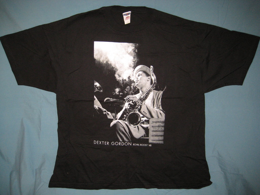 Dexter Gordon Jazz Tshirt Size XL - TshirtNow.net