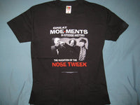 Thumbnail for Three Stooges Nose Tweek Adult Black Size XL Extra Large Tshirt - TshirtNow.net - 1