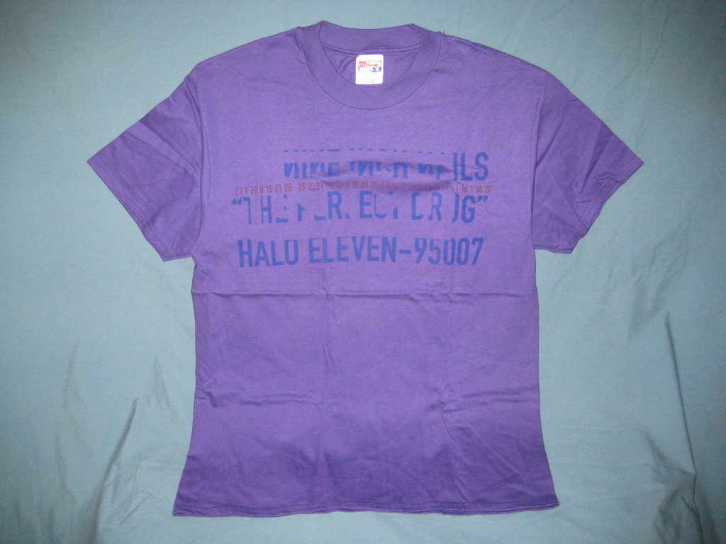 Nine Inch Nails Tour Adult Purple Size L Large Tshirt - TshirtNow.net - 1