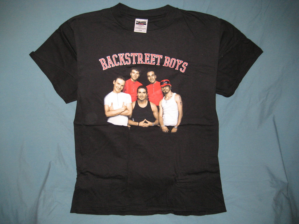 Backstreet Boys Tour Adult Black Size L Large Tshirt - TshirtNow.net - 1