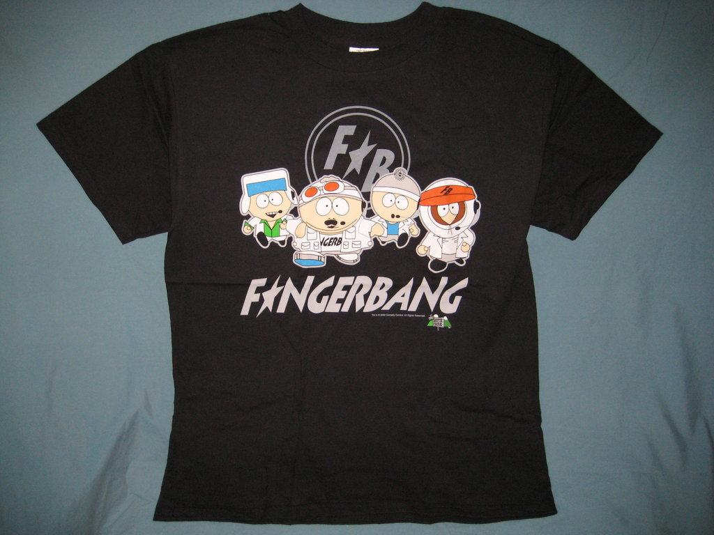 South Park Fingerbang Adult Black Size Large Tshirt - TshirtNow.net - 2