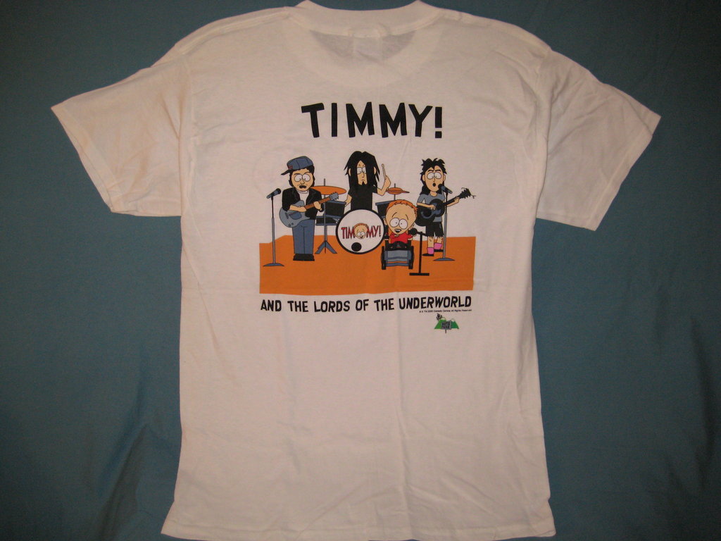 South Park Timmy Lords of Underworld Adult White Size L Large Tshirt - TshirtNow.net - 1