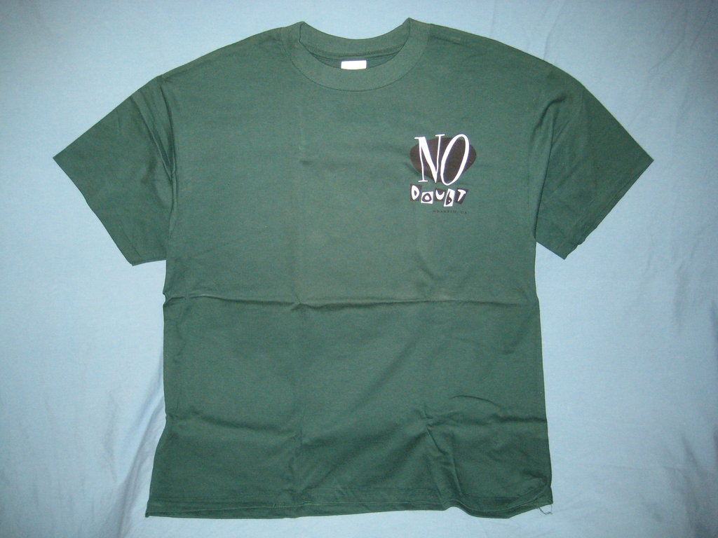 No Doubt Adult Green Size XL Extra Large Tshirt - TshirtNow.net - 1