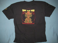 Thumbnail for Rock and Roll Hall of Fame Bang Your Head Adult Black Size XL Extra Large Tshirt - TshirtNow.net - 6