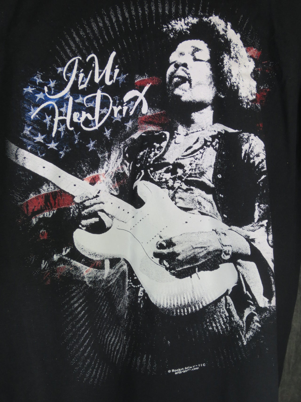 Jimi Hendrix Flag tshirt - TshirtNow.net - 4