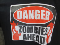 Thumbnail for Danger Zombies Ahead Tshirt - TshirtNow.net - 2