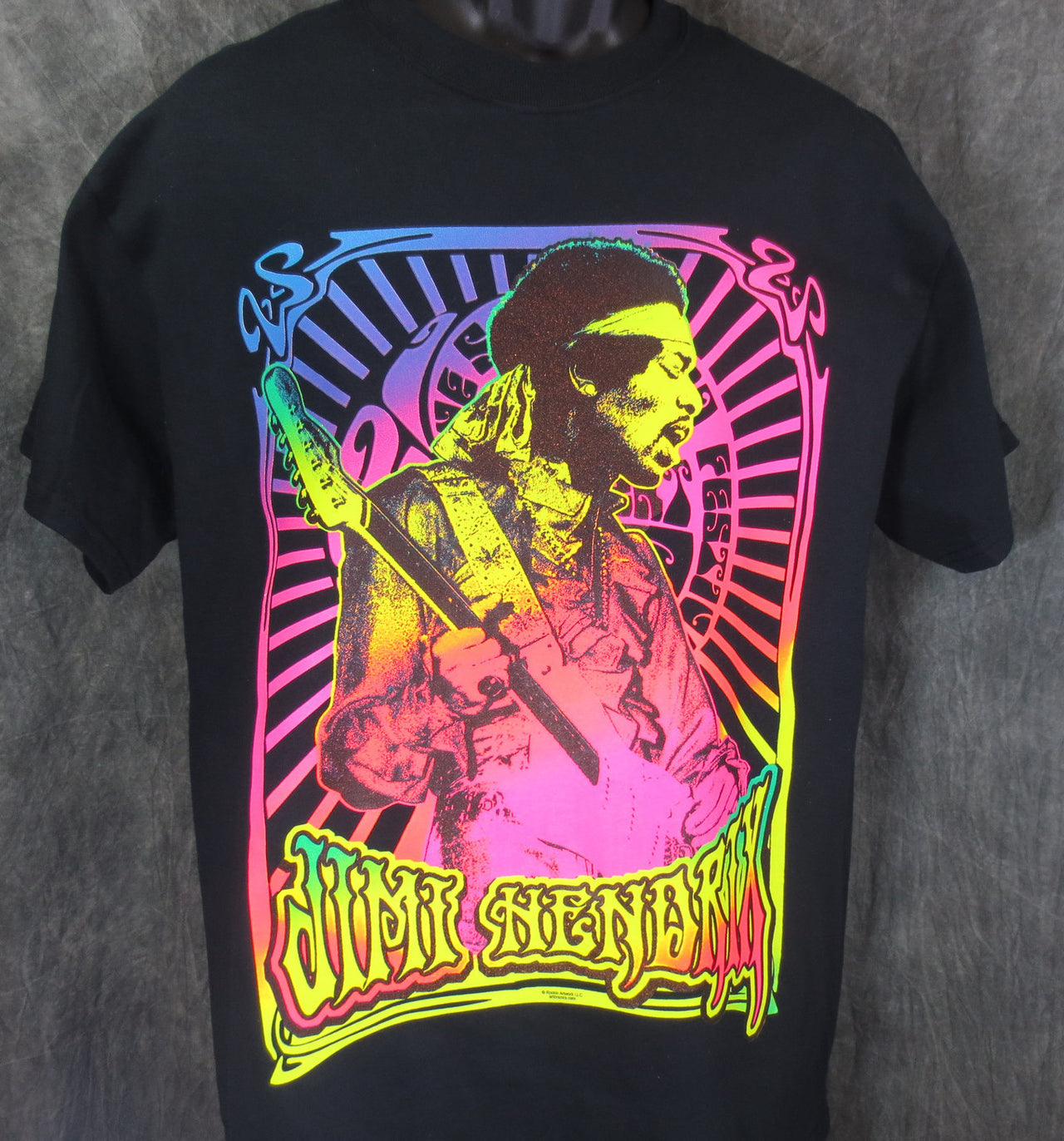 Jimi Hendrix Neon Concert tshirt - TshirtNow.net - 1