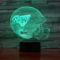 Thumbnail for NFL LOS ANGELES RAMS 3D LED LIGHT LAMP