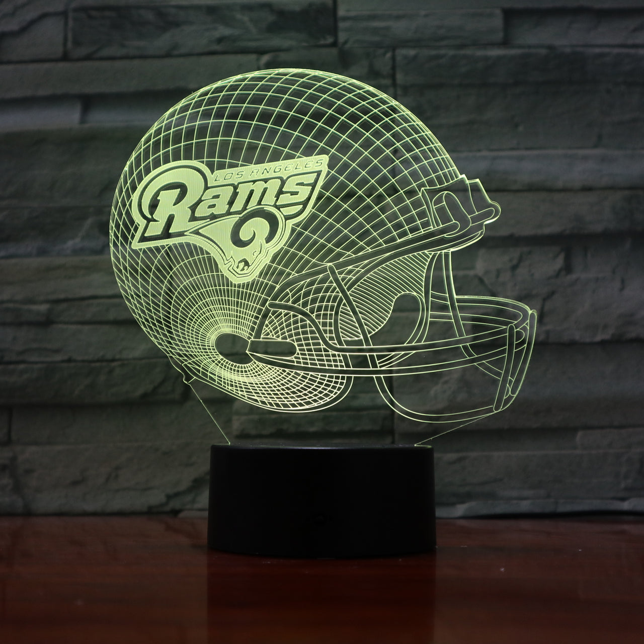 NFL LOS ANGELES RAMS 3D LED LIGHT LAMP
