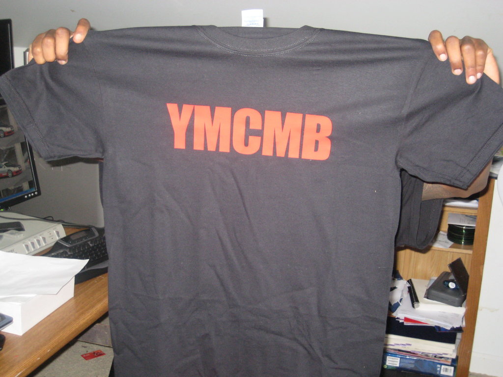 Ymcmb Tshirt: Black With Red Print - TshirtNow.net - 4