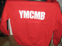 Thumbnail for Ymcmb Crewneck Sweatshirt: Red With White Print - TshirtNow.net - 2
