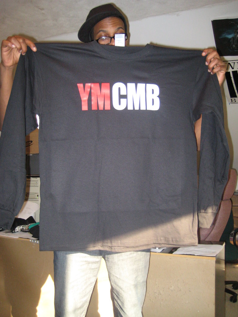Ymcmb Longsleeve Tshirt: Black With Red & White Print - TshirtNow.net - 2